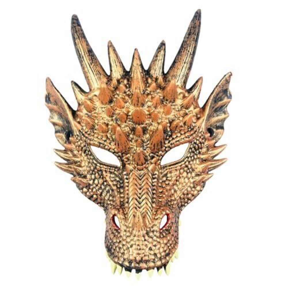 2773 Dragon Mask Halloween Masquerade Masks Half Face Cosplay Costume Adult
